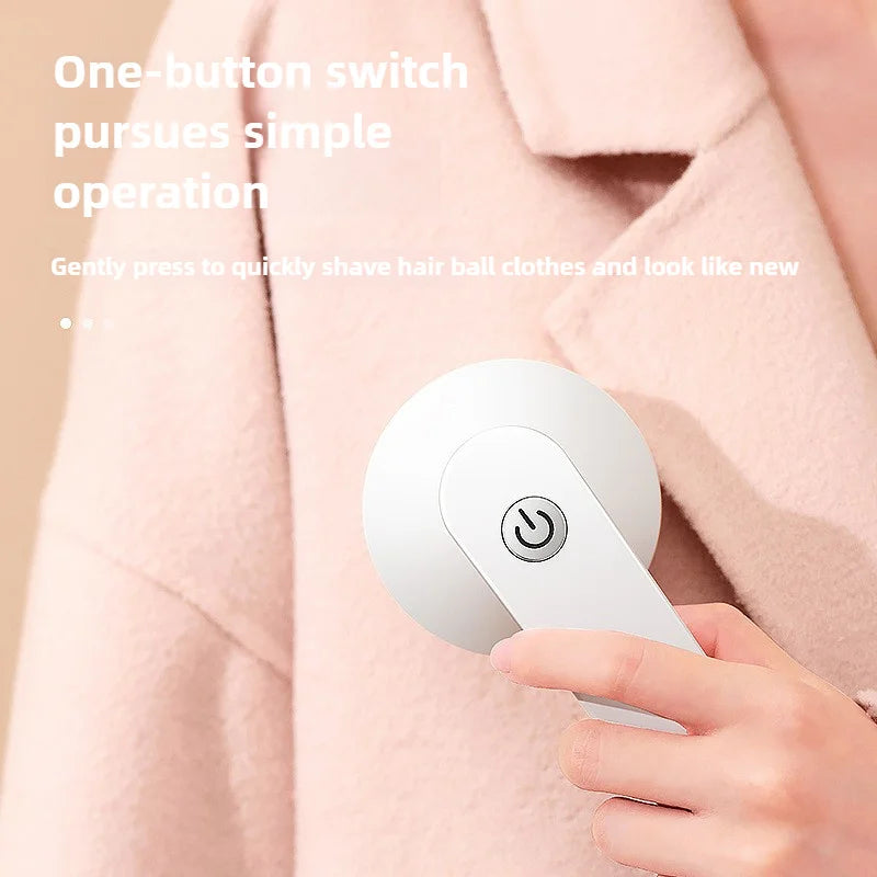 1PC USB Rechargeable Fabric Shaver, Portable Lint Remover for Clothes Bedding Furniture Carpet Sofa Cleaning Tool