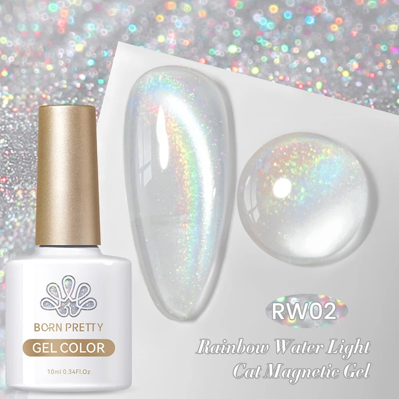 Born Pretty Rainbow Purple Magnetic Gel Nail Polish - Smarsty