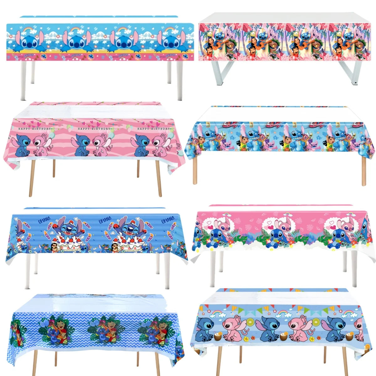 Disney Lilo and Stitch Tablecloth for Kids Parties - Smarsty