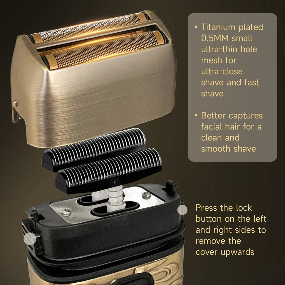 Foil Shavers for Men with Head Shaving, Hair Beard Trimmer, Face Mustache Grooming Kit, Bald Head Shavers and and Haircutting