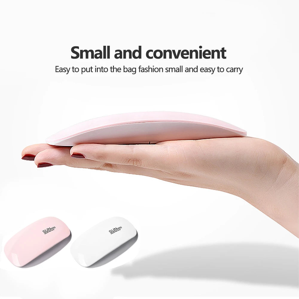 Portable UV Nail Dryer Lamp for Quick Gel Polish Drying - Smarsty
