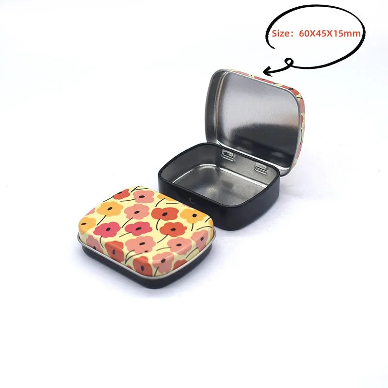 Small Metal Storage Box for Jewelry and Coins - Smarsty