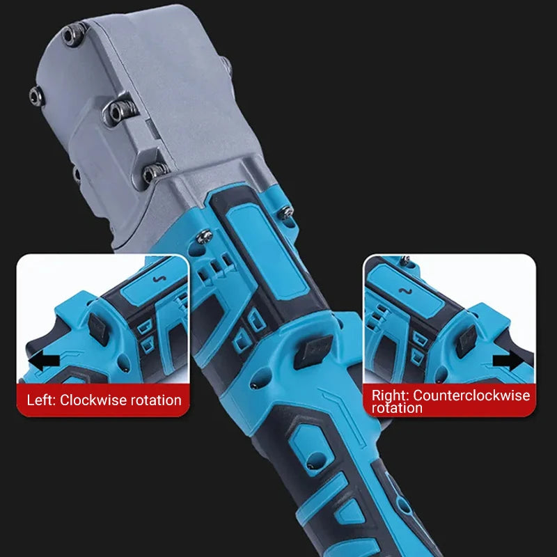 Brushless Cordless Ratchet Wrench 1100N.m Powerful Tool - Smarsty