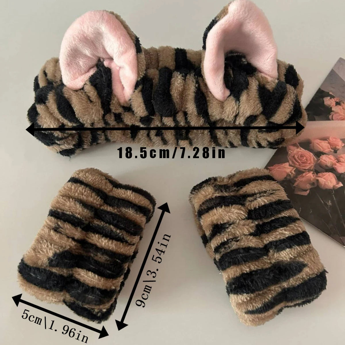 Cute Cat Ear Soft Elastic Plush Headband For Makeup - Smarsty