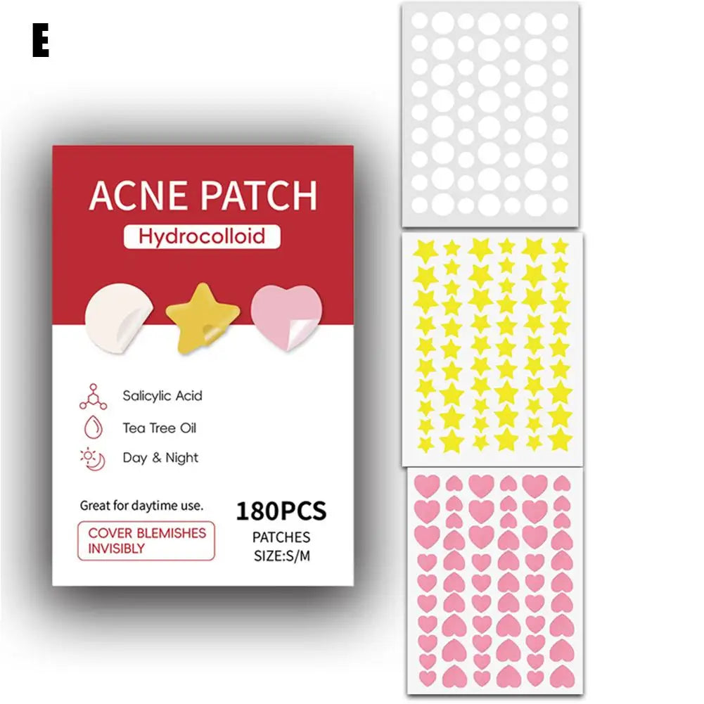 360 Pcs Colorful Hydrocolloid Acne Patches for Quick Healing - Smarsty