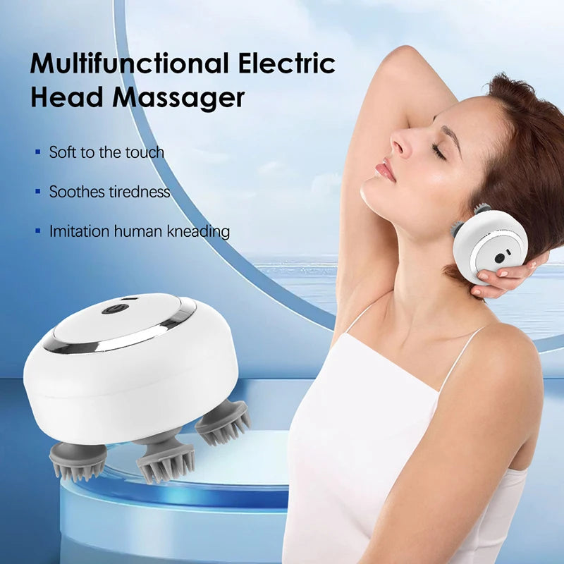 Electric Deep Tissue Head Massager for Relaxation - Smarsty