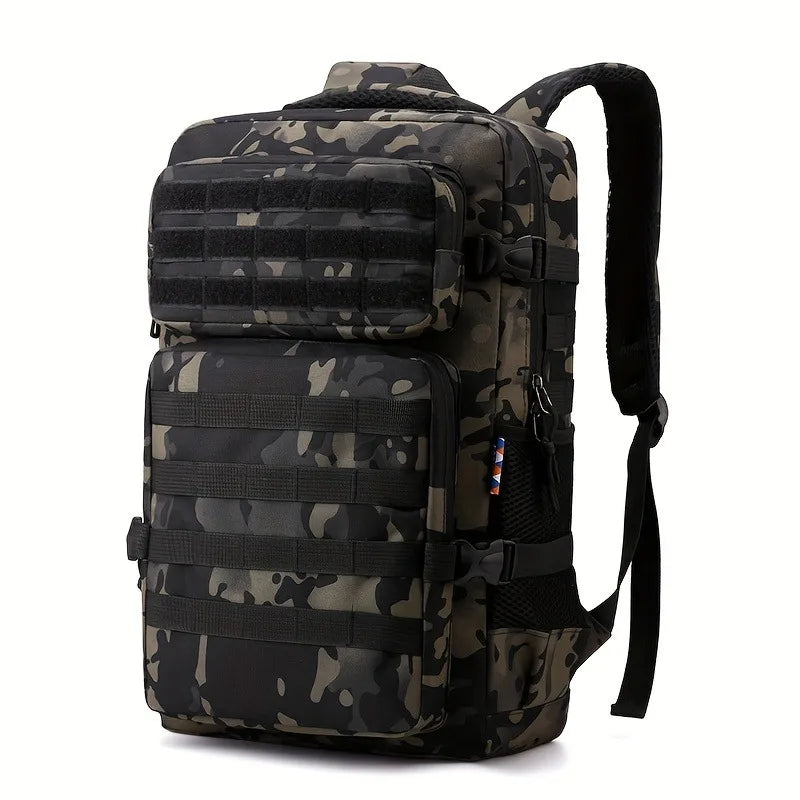 Tactical Backpacks Men's Camouflage Backpack, Hiking And Camping Backpack, LargeCapacity Multi-layer Outdoor Sports Backpack - Smarsty