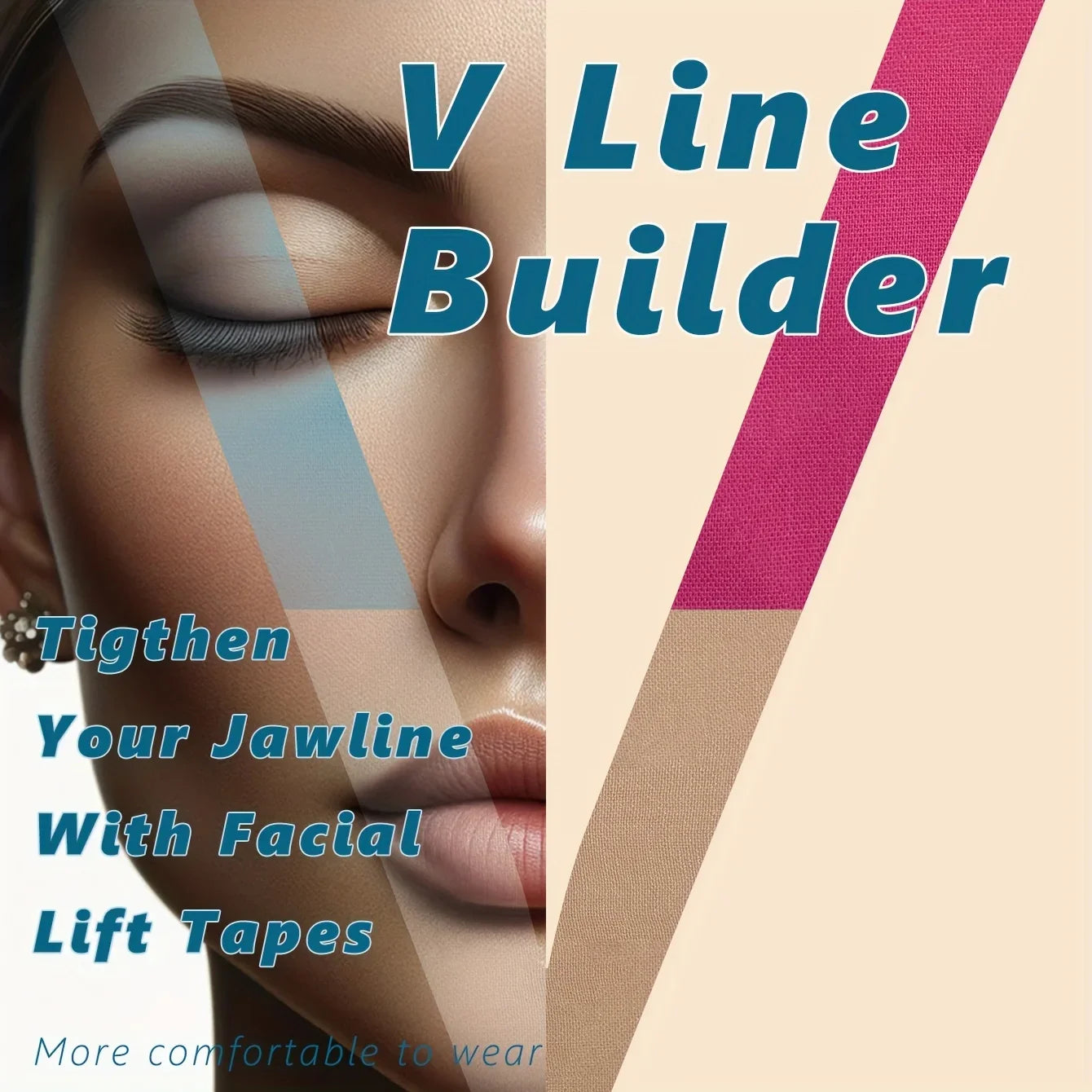 Wholesale Elastic Face Lift Tape for Defined Jawline - Smarsty