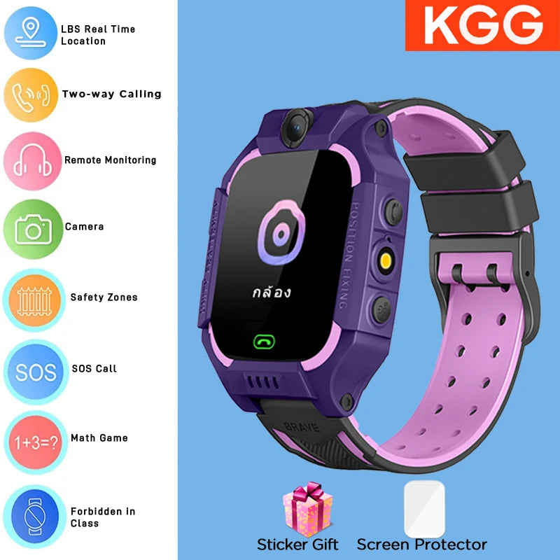 4G Kids Smart Watch With SOS Call And Waterproof Design - Smarsty