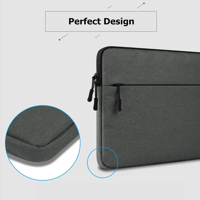 Waterproof Laptop Sleeve 11-16 Inches Case With Zipper