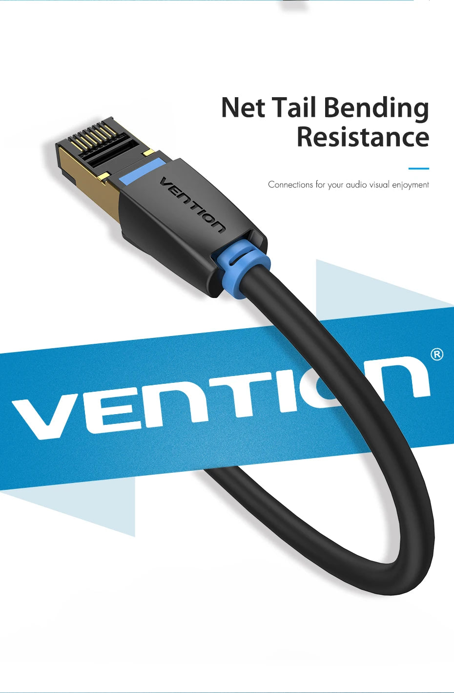 High-Speed Vention Cat8 Ethernet Cable 40Gbps - Smarsty