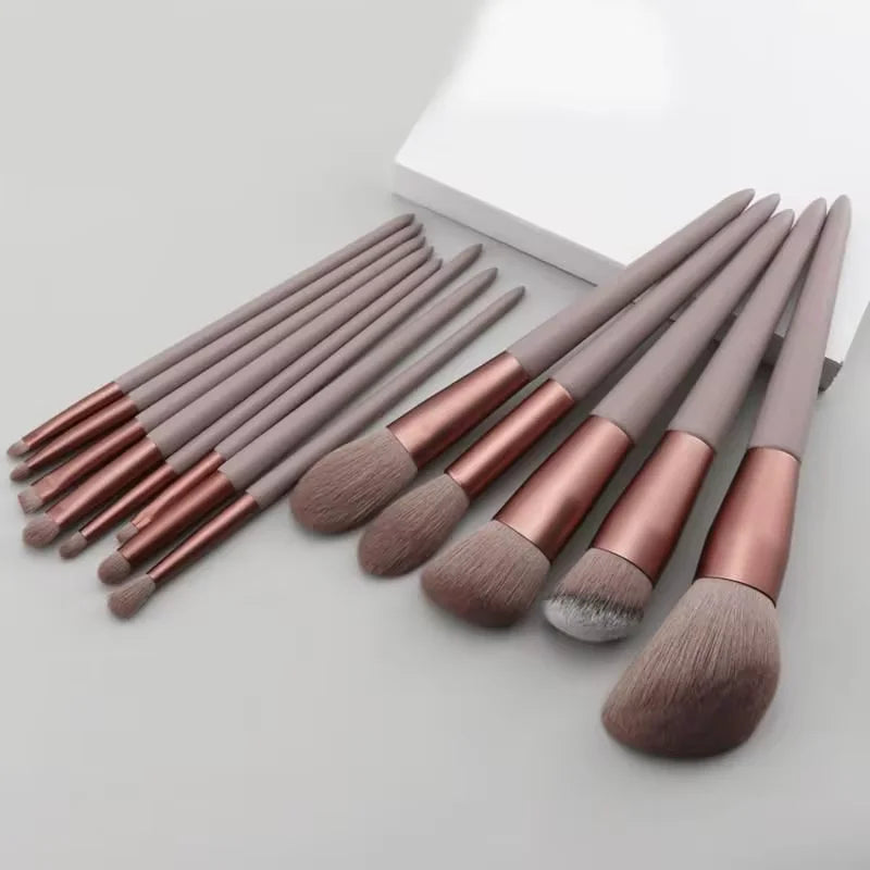 13 Piece Makeup Brushes Set for Flawless Application - Smarsty
