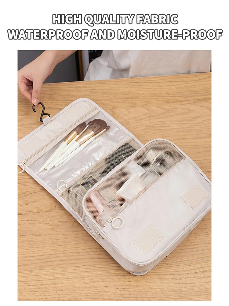 Multifunctional Travel Makeup Bag with Large Capacity - Smarsty