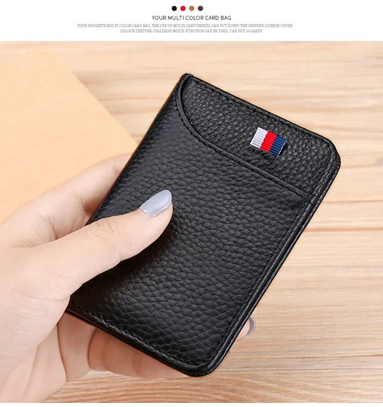 Men's Wallet Short Wallet Card Holder Fashion Thin Multi Card Business Soft Leather Wallet for Men Bolsa Feminina Coin Purse