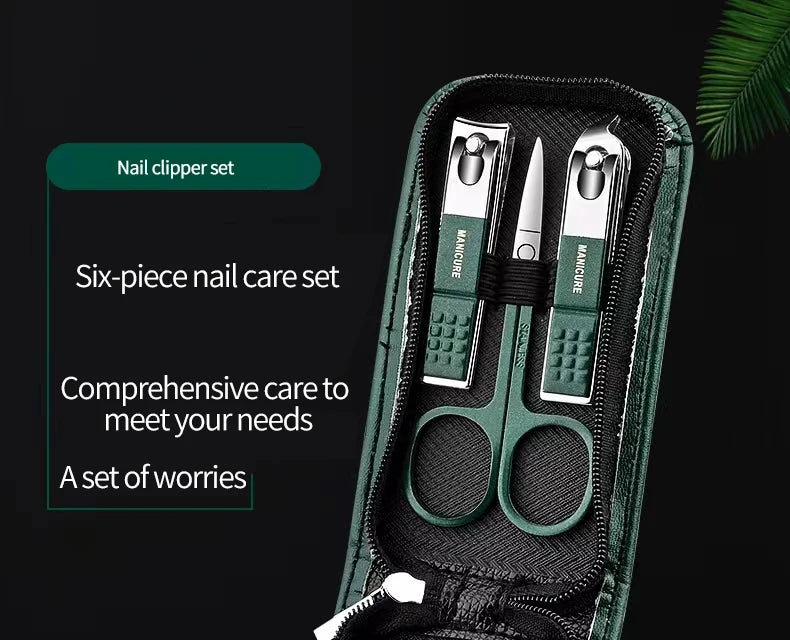 High-End 6-Piece Nail Scissors Set for Men and Women - Smarsty