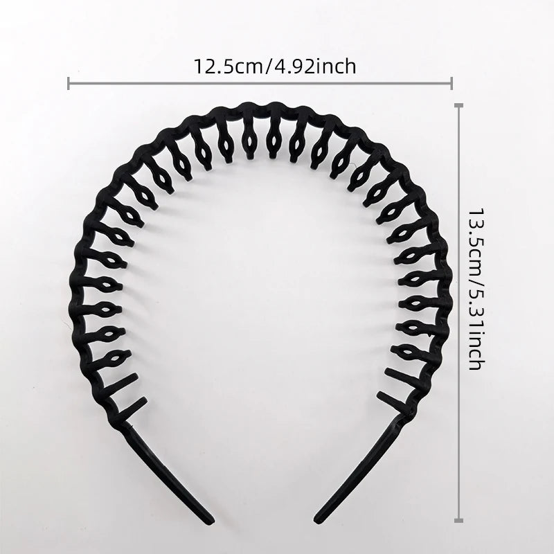 Frosted Color Non-Slip Hair Clip Headbands - Smarsty