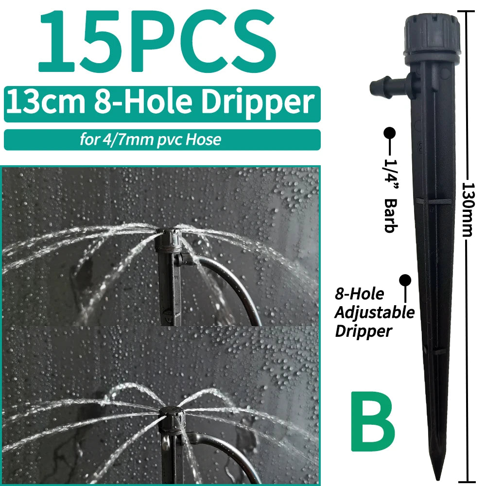 Adjustable Micro Spray Watering Dripper for Gardens - Smarsty