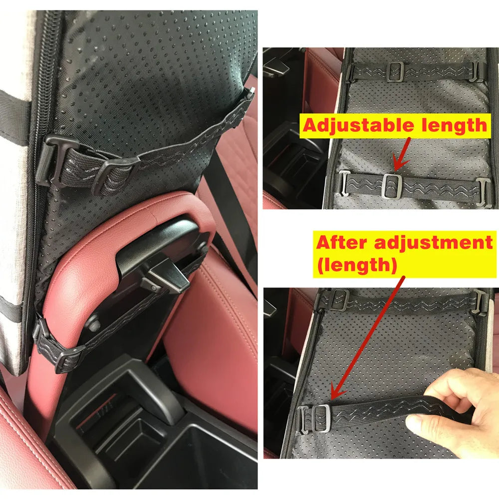 Portable Dog Car Seat Bed for Safe Travel - Smarsty