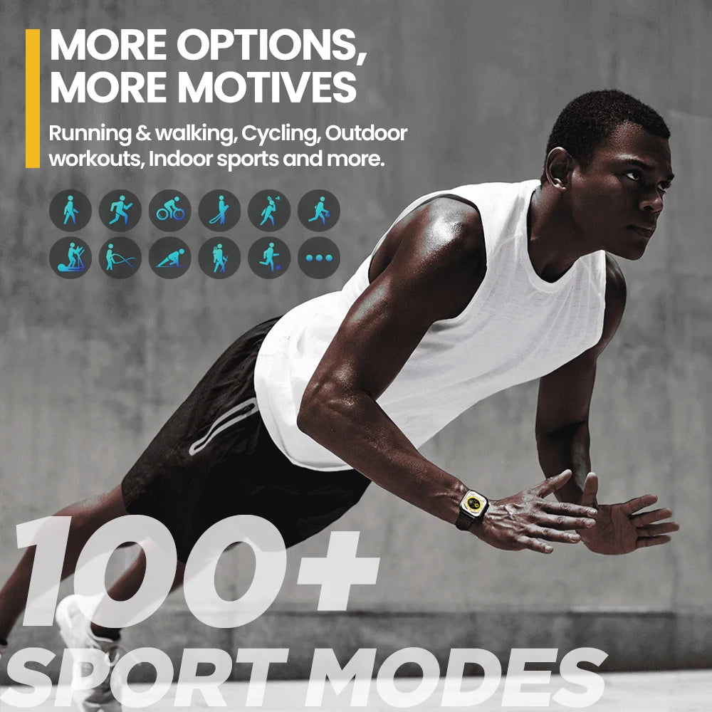 Zeblaze GTS 3 Smart Watch with 2.03 Inch Screen - Smarsty