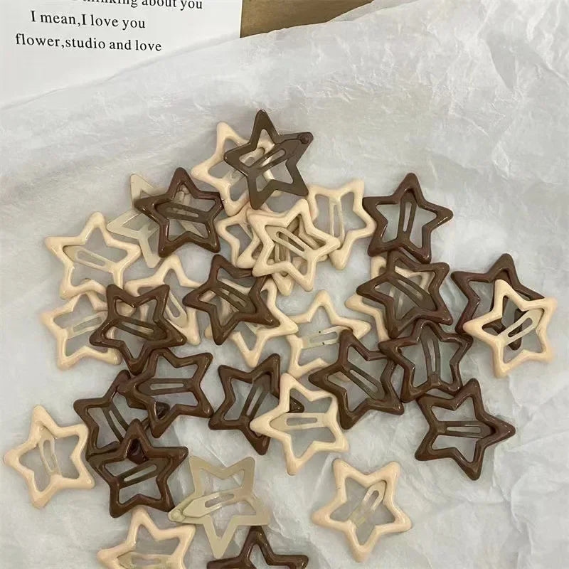 Colorful Kawaii Star Hair Clips for Sweet Girls - Smarsty