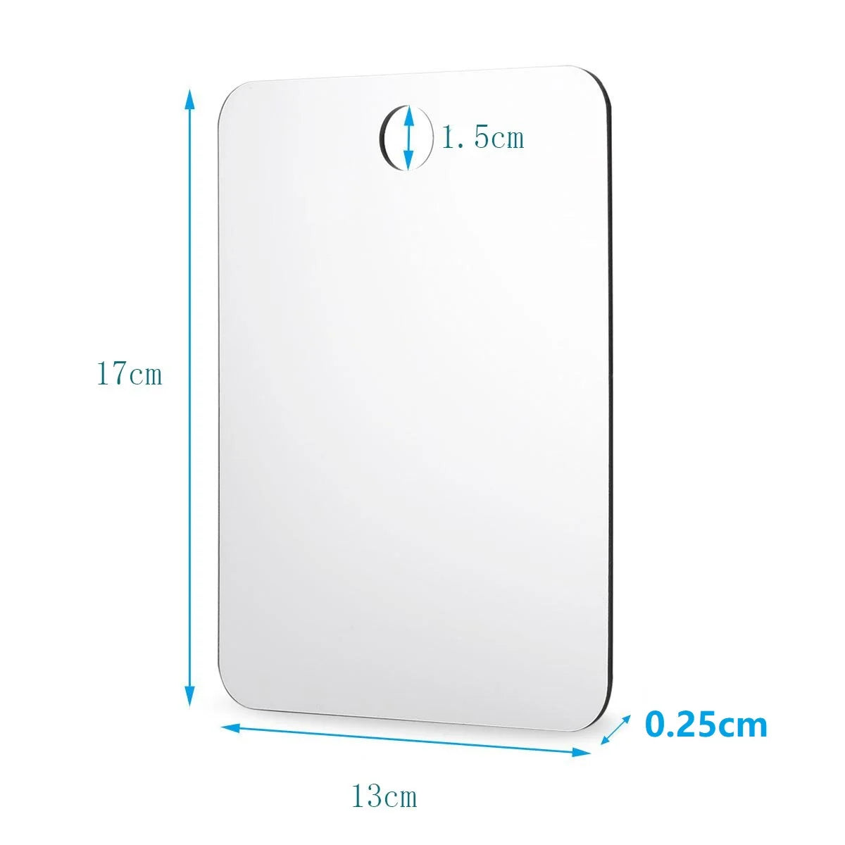 Fogless Acrylic Shower Mirror for Travel and Shaving - Smarsty
