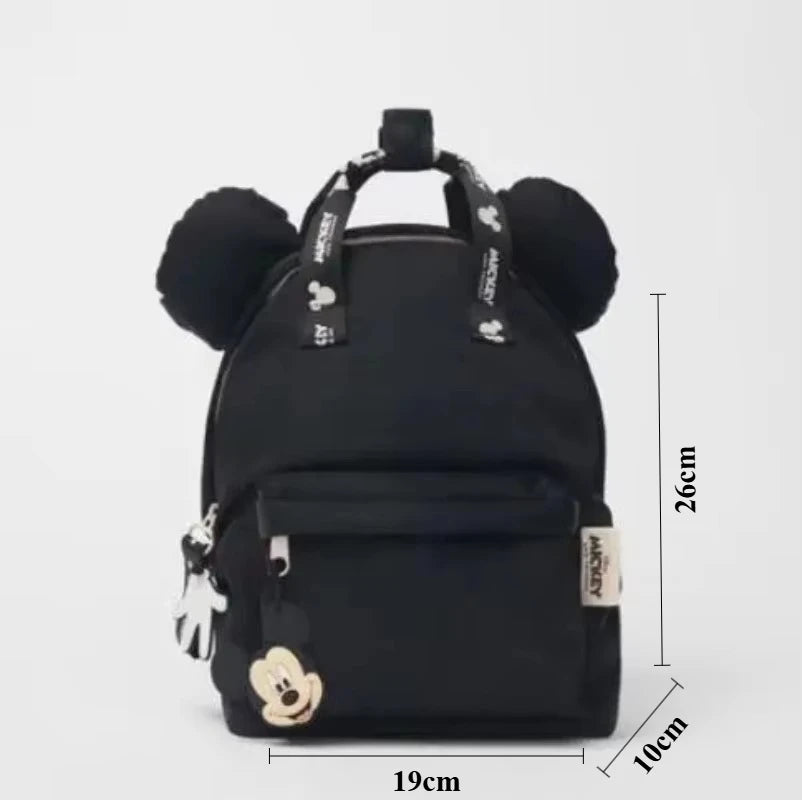 Mickey Mouse Canvas Backpack Large Capacity School Bag - Smarsty
