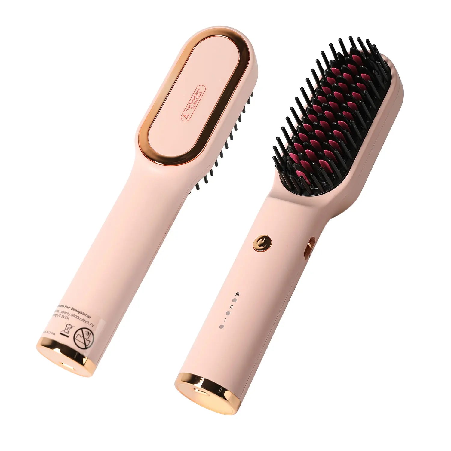 KIPOZI Hair Dryer Brush Negative lon 3 In 1 Hot Air Dryer Styler and Volumizer Pro Hair Straightener Curler Blow Dryer Brush