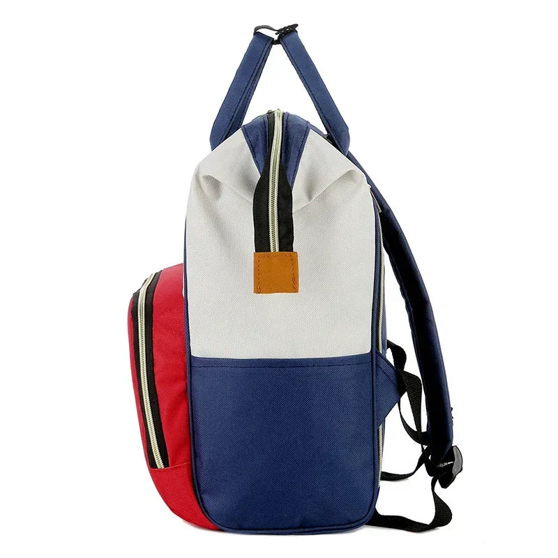 New Fashion Oxford Multi Functional Wear Resistant Insulation Large Capacity Zipper Mommy Bag Backpack for Travel