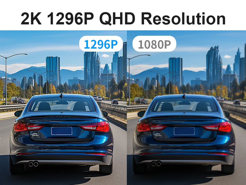 2K Car Dash Cam With Night Vision And Wireless WiFi - Smarsty