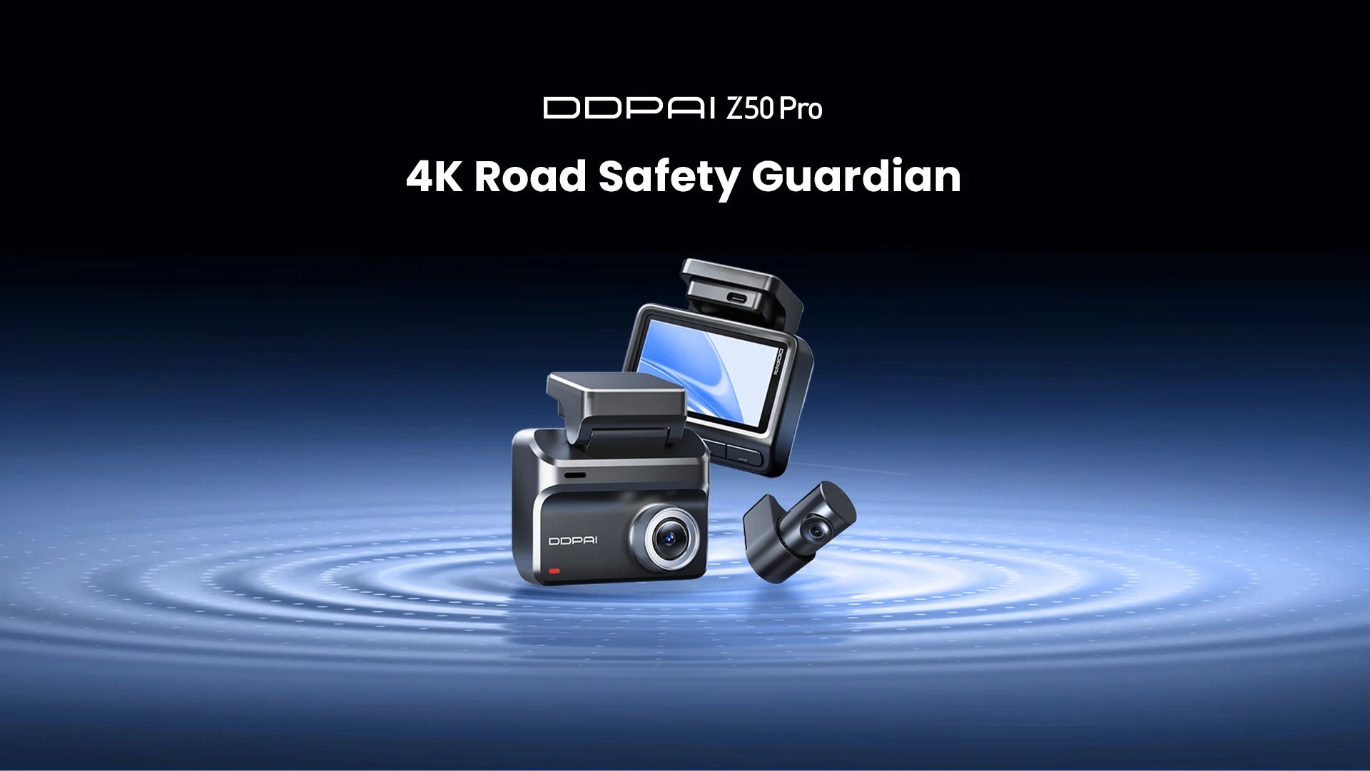 Dash Cam 4K Night Vision GPS ADAS Front Rear Parking - Smarsty