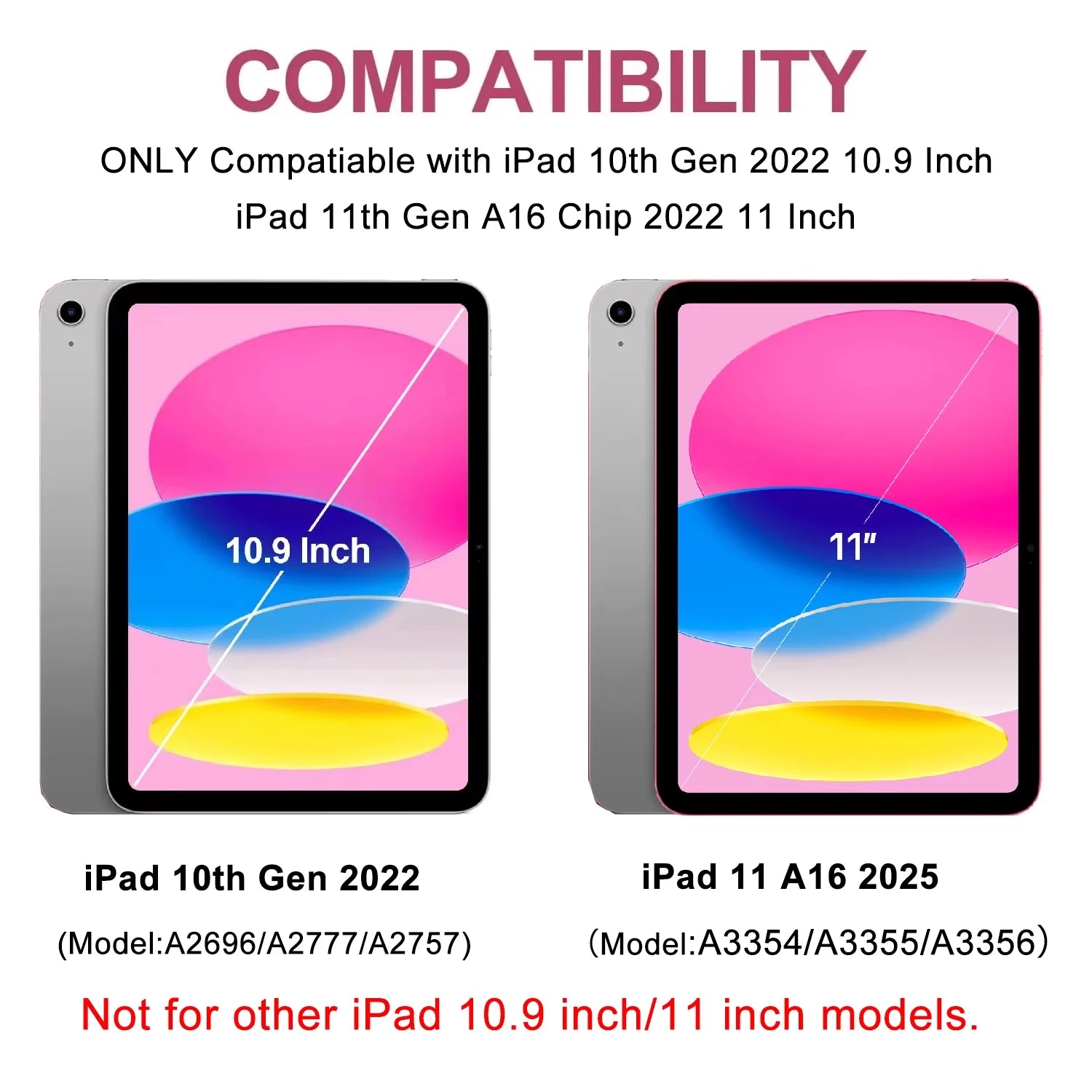 Keyboard Case For iPad 10th Gen 2022 10.9inch,Detachable Bluetooth Keyboard Cover For iPad 11 11inch A16 2025 With Pencil Holder