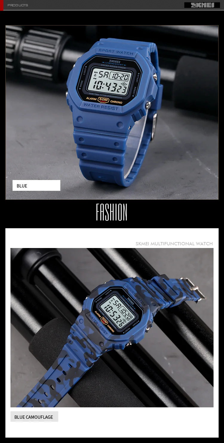 SKMEI 1628 Waterproof Military Digital Watch for Men - Smarsty