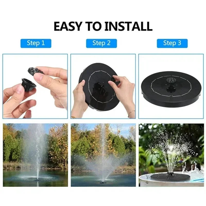 Energy Saving Solar Fountain Pump for Gardens - Smarsty