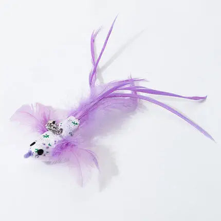 Interactive Cat Wand Toy with Suction Cup and Bell - Smarsty
