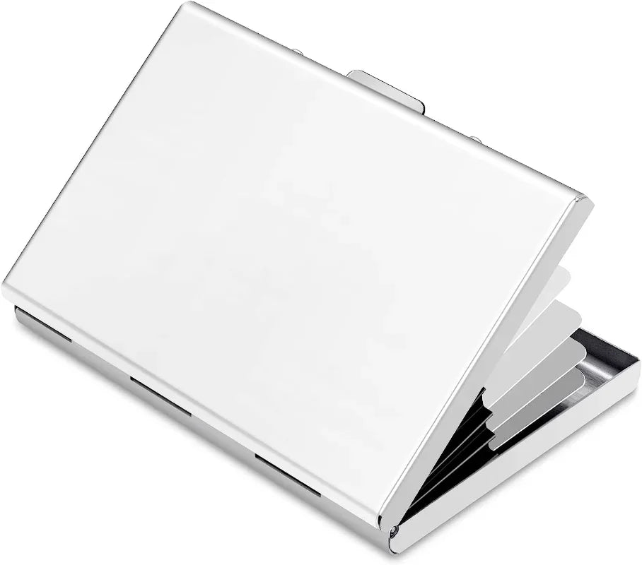 Anti-Scan ANTI RFID Blocking 6 Cards Aluminum Metal ID Bank Credit Card Holder Slim Wallet Case Business Card Protection Holder