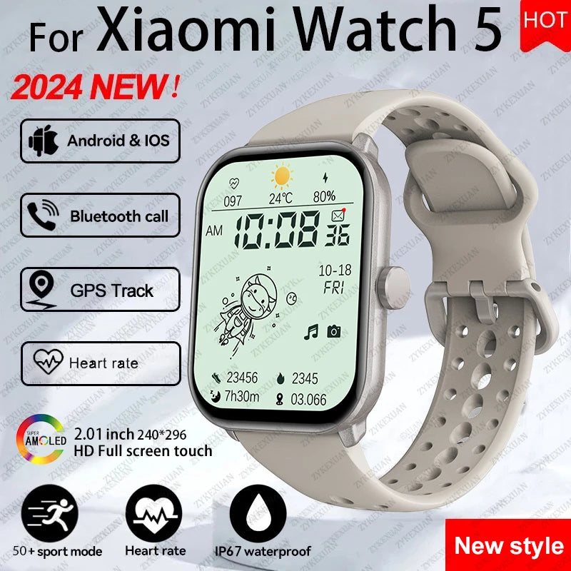 Xiaomi Watch 5 Global Version HD AMOLED GPS Smart Watch - Smarsty