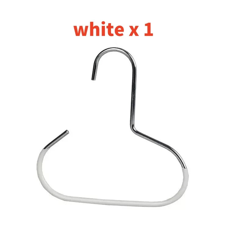 1-5pcs Circle Ring Hat Hanger Non-marking Non-slip Hat Storage Hook Closet Bedroom Saving Space Scarf Towel Tie Hanging Rack by Smarsty