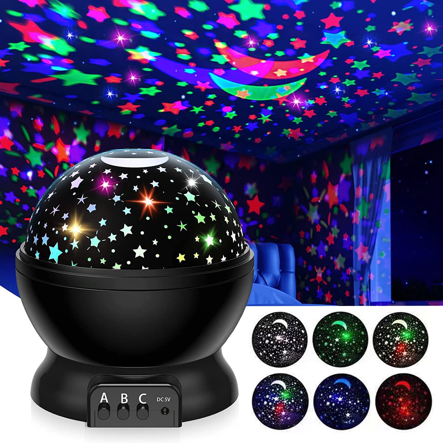 Starry Sky Projector Night Light for Baby Nursery - Smarsty