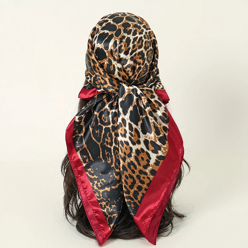 Luxury Satin Silk Scarf for Women Sun Protection - Smarsty