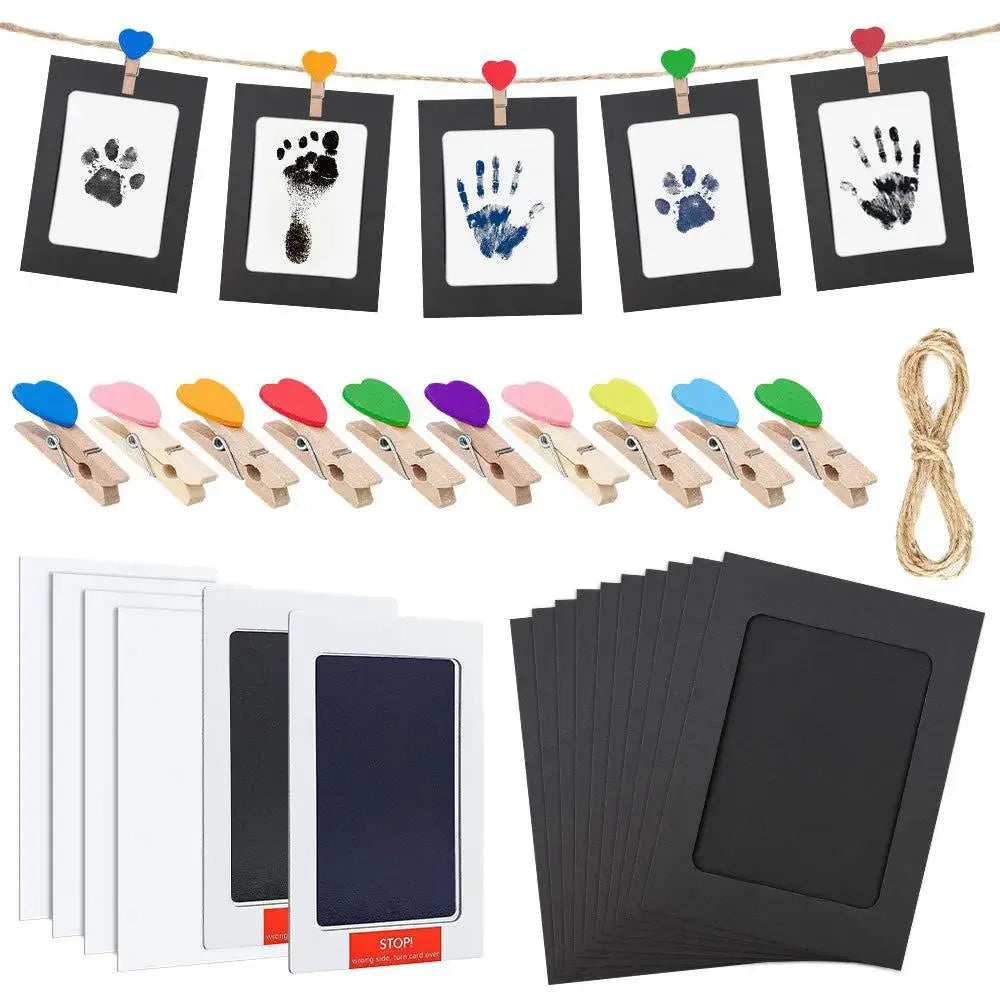 Safe Inkless Baby Handprint Kit No Touch Footprints Two Pack - Smarsty