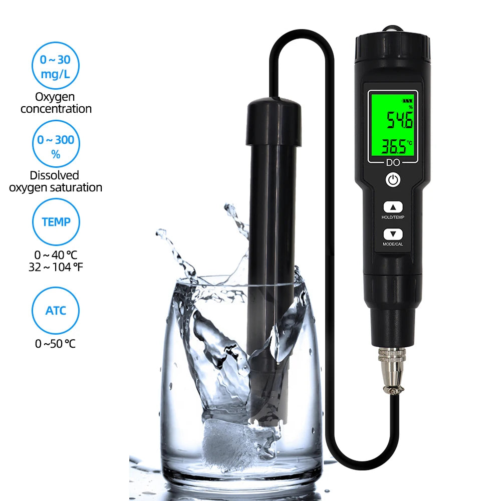 Professional Dissolved Oxygen Meter for Water Quality - Smarsty