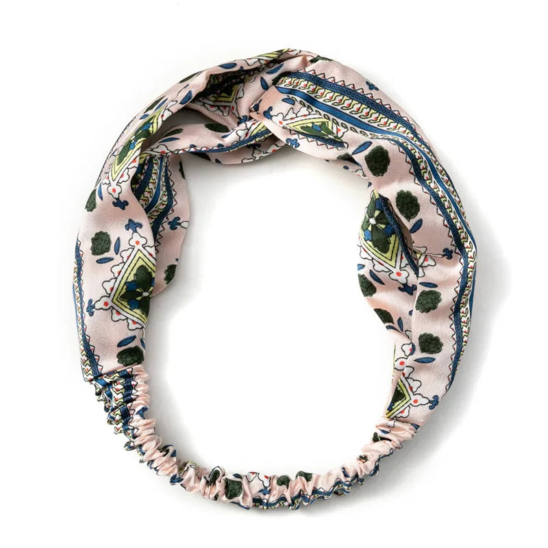 Bohemian Print Headbands For Women Comfortable Stretch - Smarsty