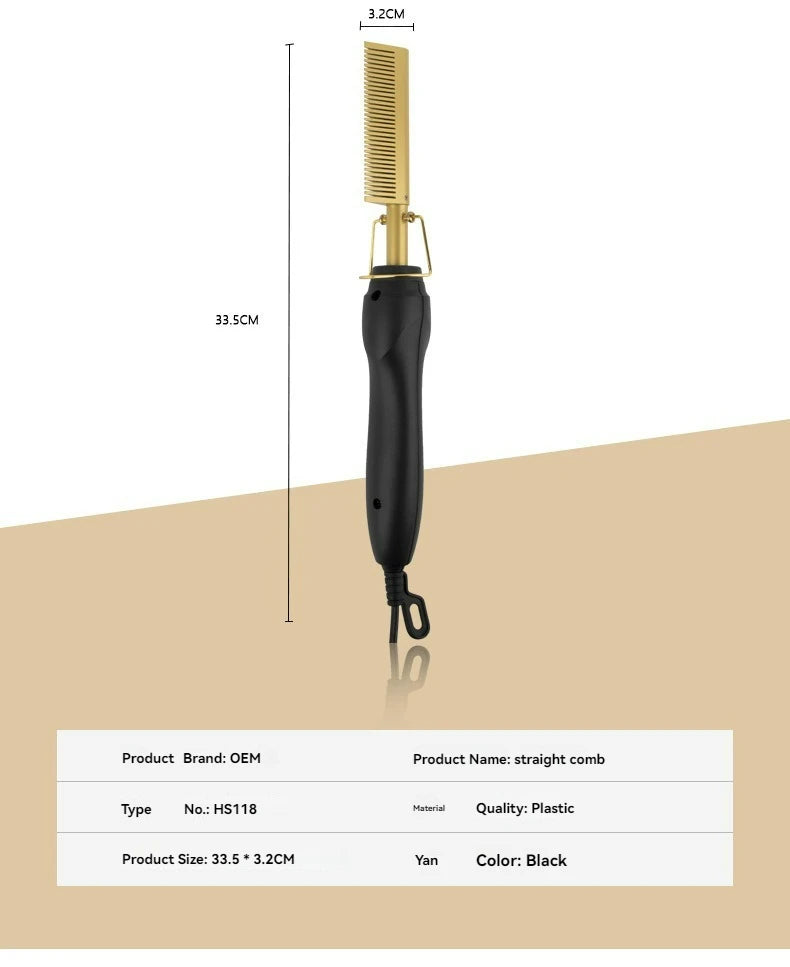 Multi-Functional Electric Hair Straightener and Curler - Smarsty