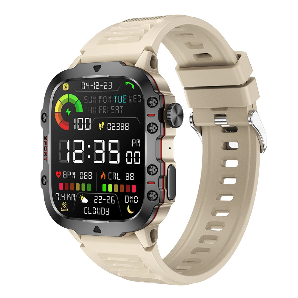 Smart Waterproof Fitness Smartwatch with Bluetooth Call - Smarsty