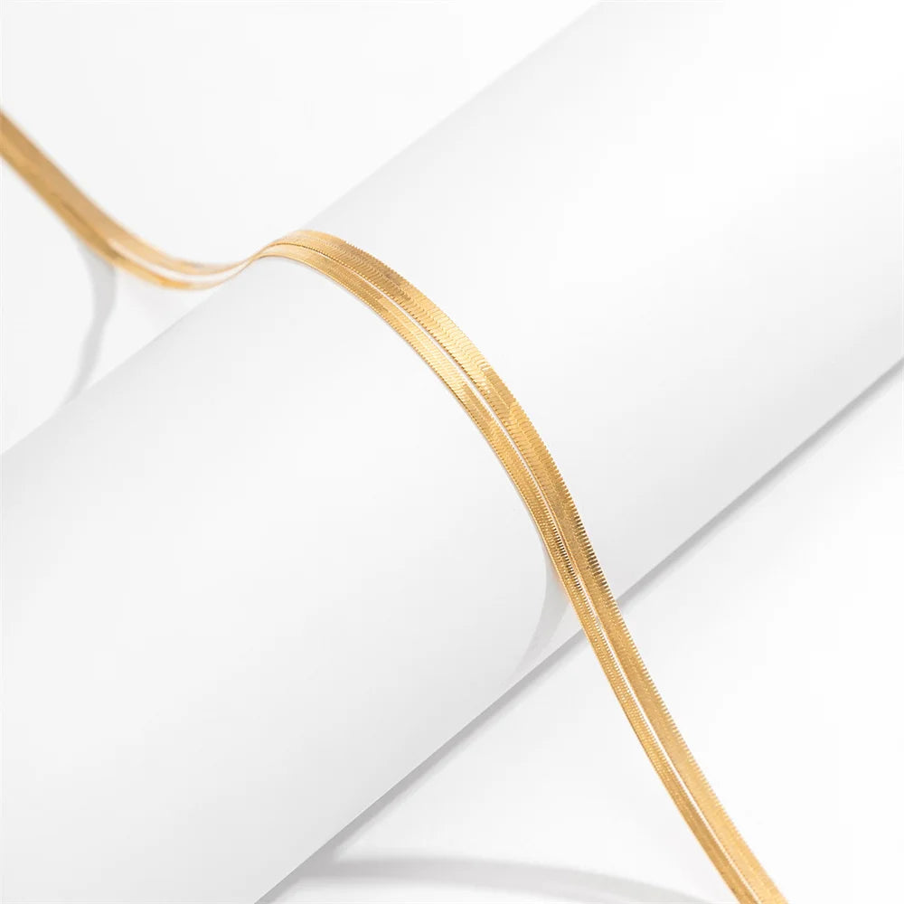 Double Layer Metal Snake Chain Belly Waist Jewelry - Smarsty