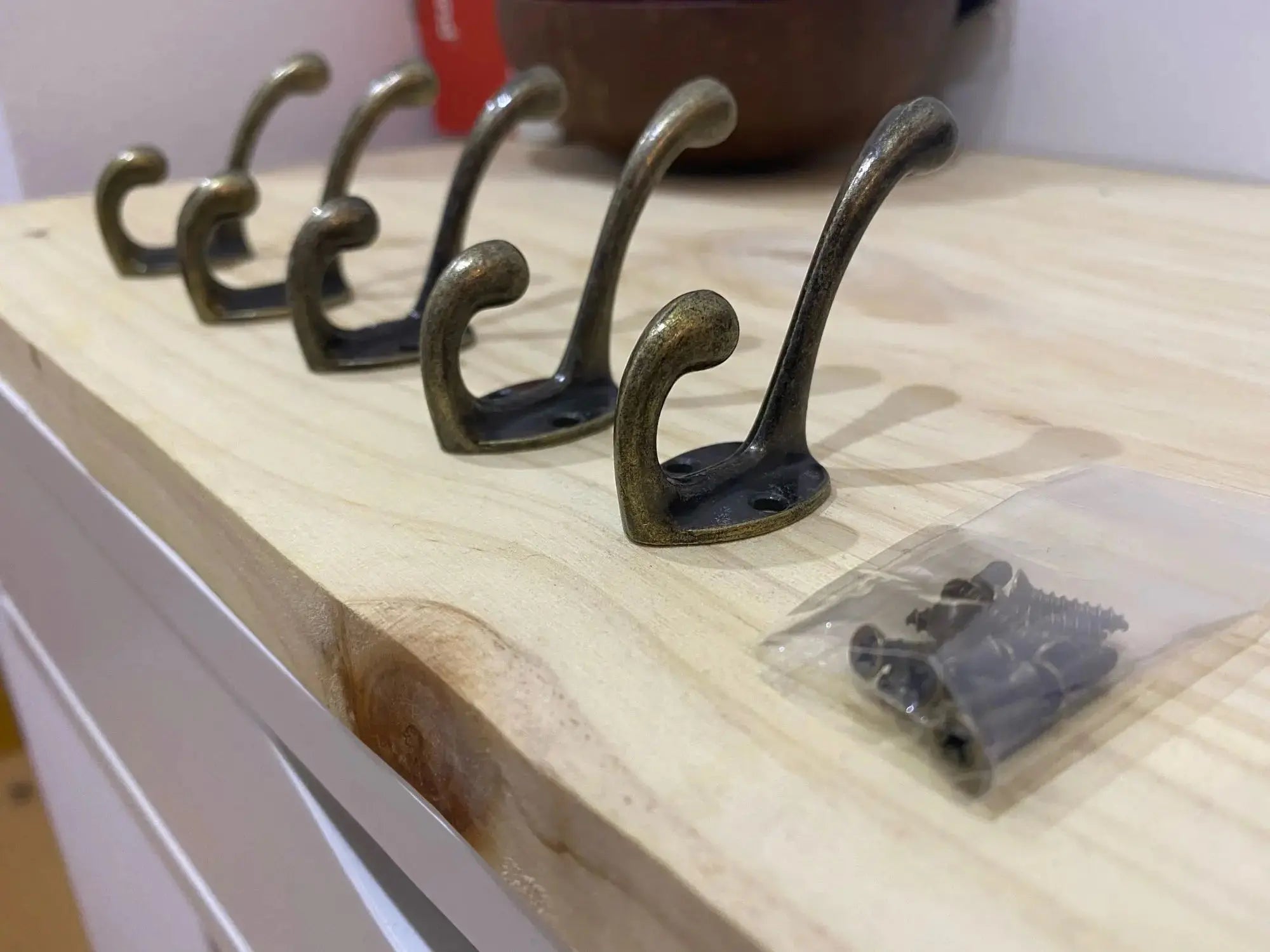 Heavy Duty Vintage Coat Hooks Wall Mounted Set - Smarsty