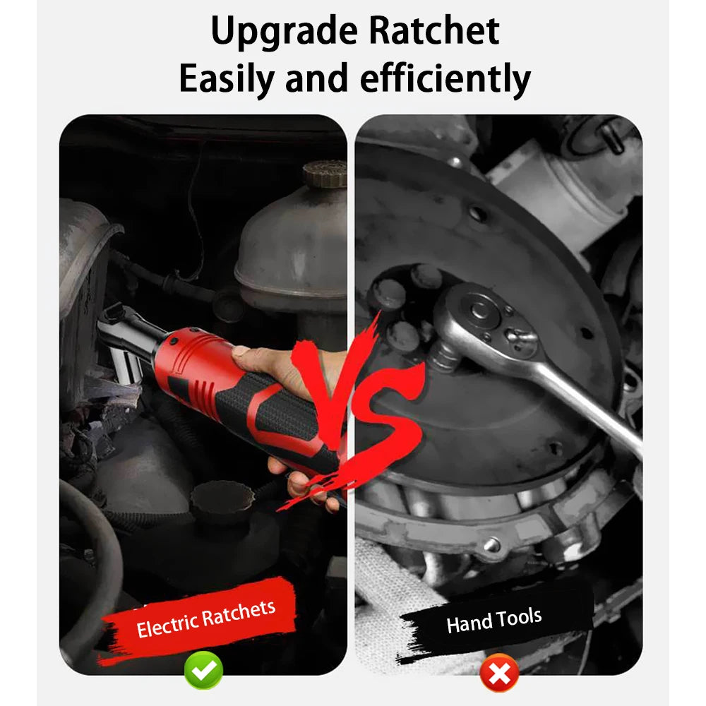 Cordless 18V Electric Ratchet Wrench For Auto Repairs - Smarsty