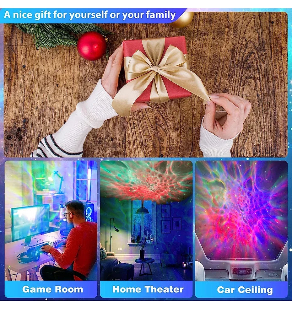 Galaxy Star Astronaut Projector LED Night Light - Smarsty