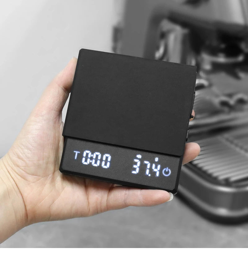 AliKisscafe Coffee Scale Digital Weight Electronic Kitchen Measuring Scales 0.1g High Precision Espresso Accessory Barista Tool
