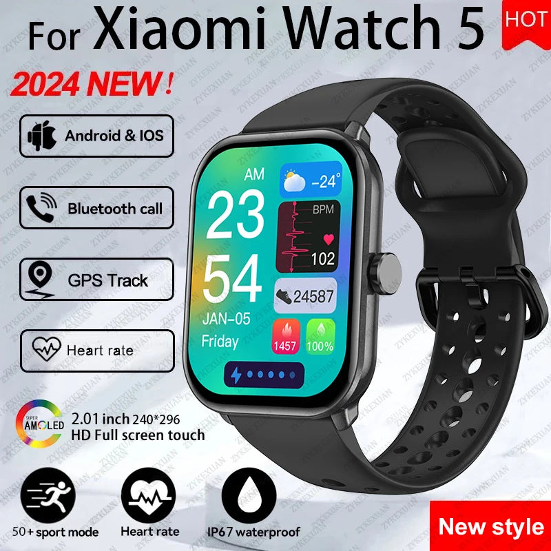 Xiaomi Watch 5 Global Version with HD AMOLED Screen - Smarsty